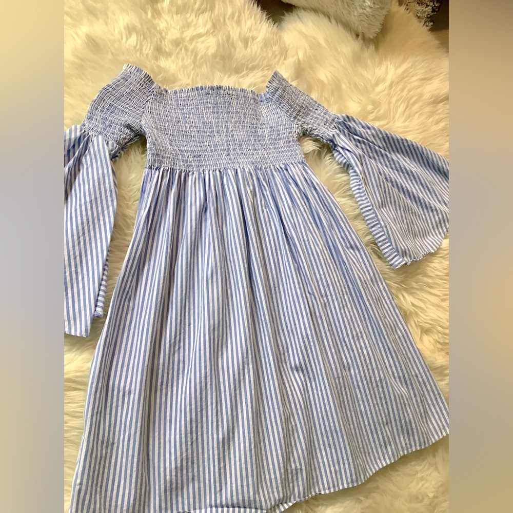 Teens dress summer stripes